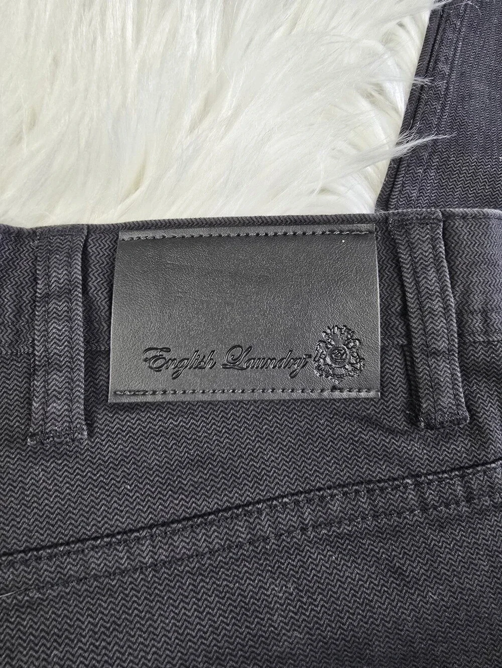 English Laundry Herringbone Mens Arrogant Pant 38×32